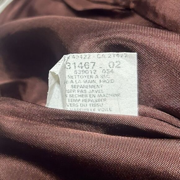 Jessica McClintock for Gunne Sax Dark Brown white Polka Dot Strapless Mini Dress - Picture 5 of 8